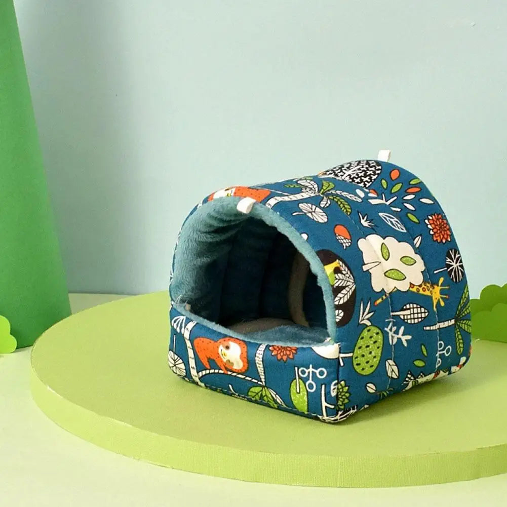 Plush Hamster Nest | Cozy Cotton Bed for Small Pets