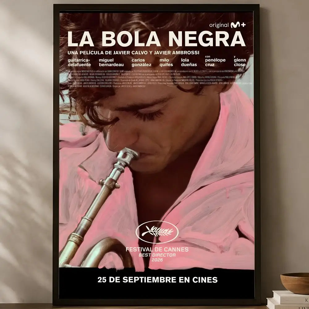 La Bola Negra Black Ball HD Wall Art Poster – Self-Stick Decor