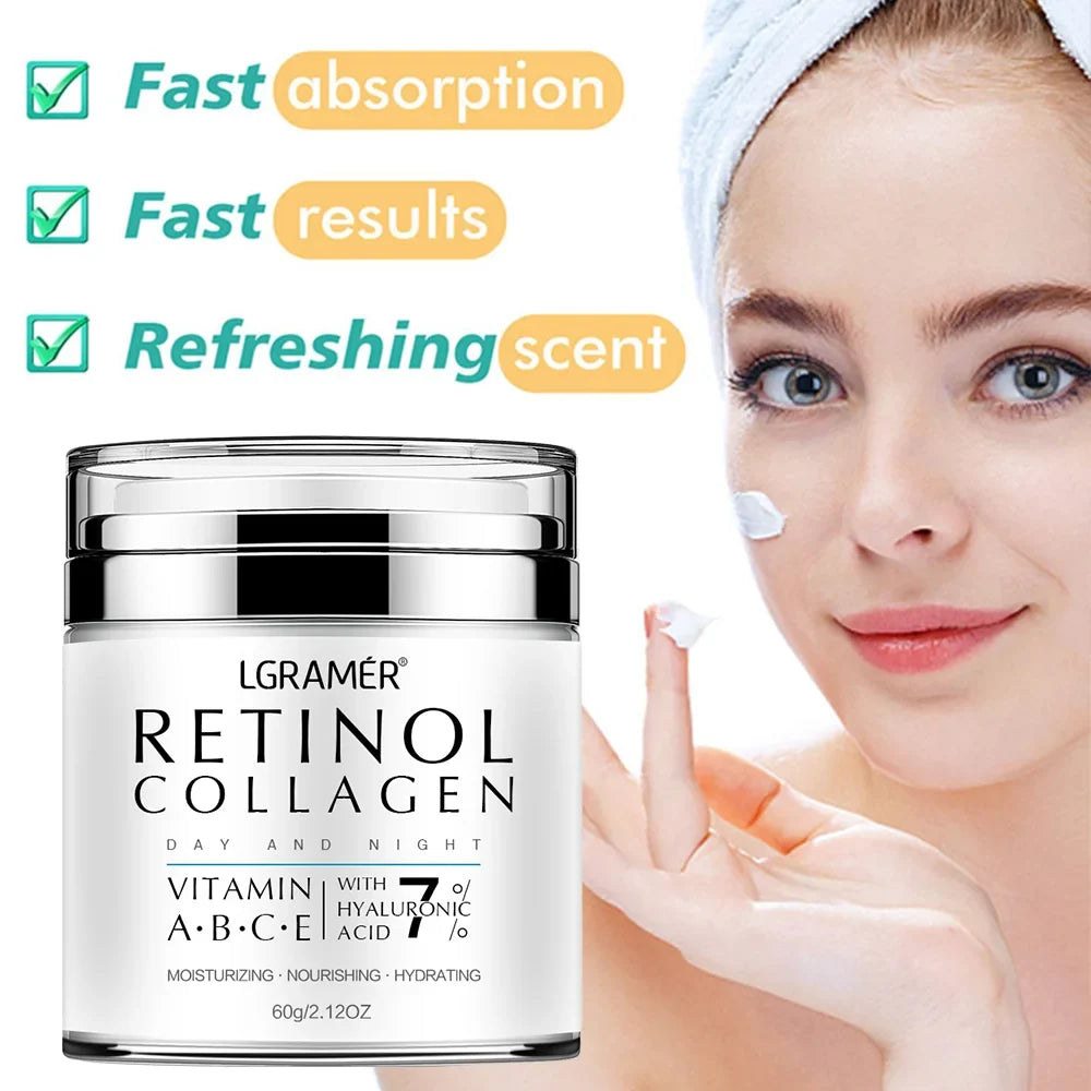 REAROYA Retinol Anti-Aging Face Cream – Collagen & Hyaluronic 60ml