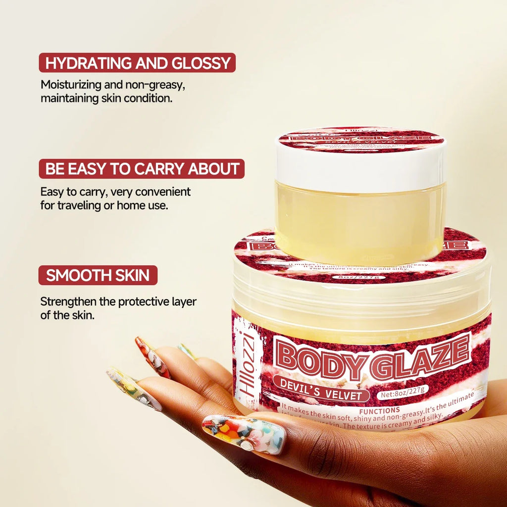Red Velvet Body Glaze – Moisturizing Skin Tone Evening Cream
