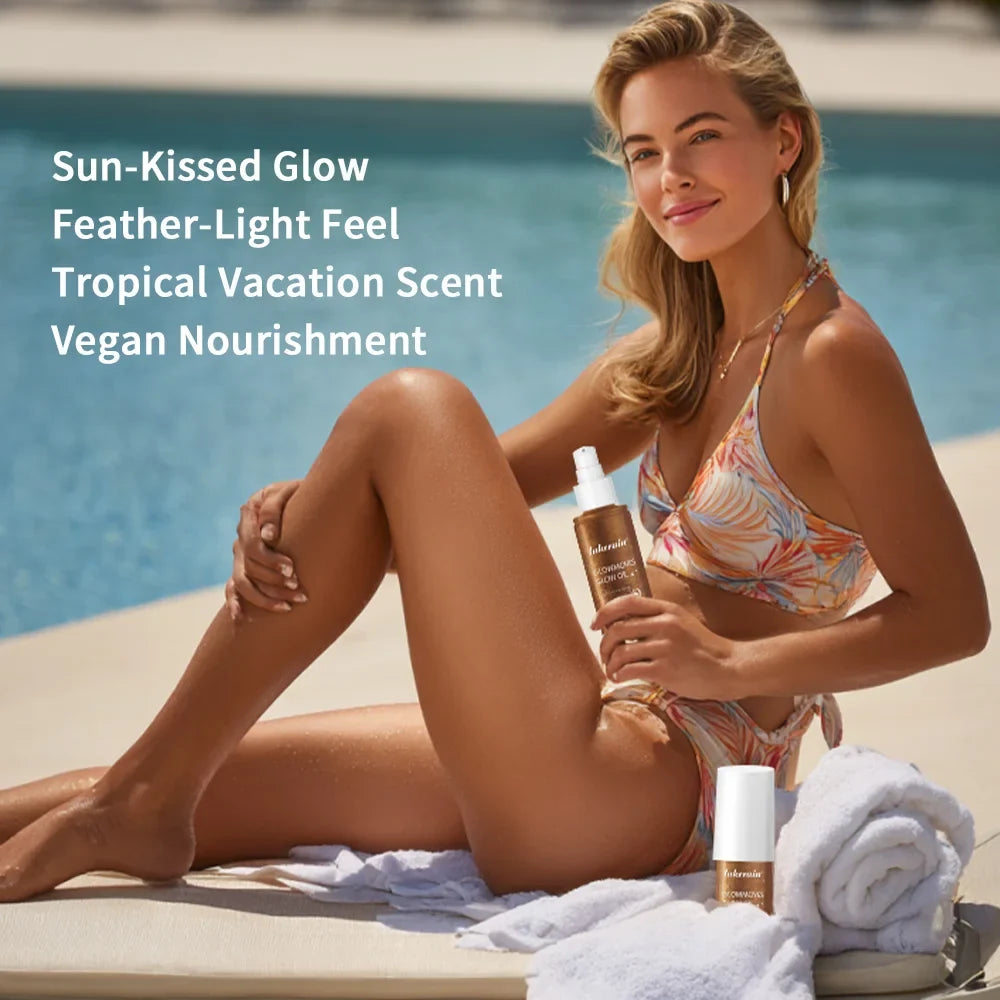 Lakerain Glowmotions Shimmer Body Oil – Bronze Glow 100ml