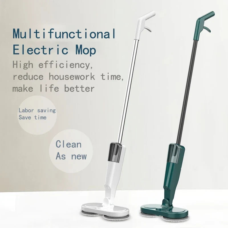 GUOHE Wireless Electric Mop with Spray & Steam | USB Rechargeable