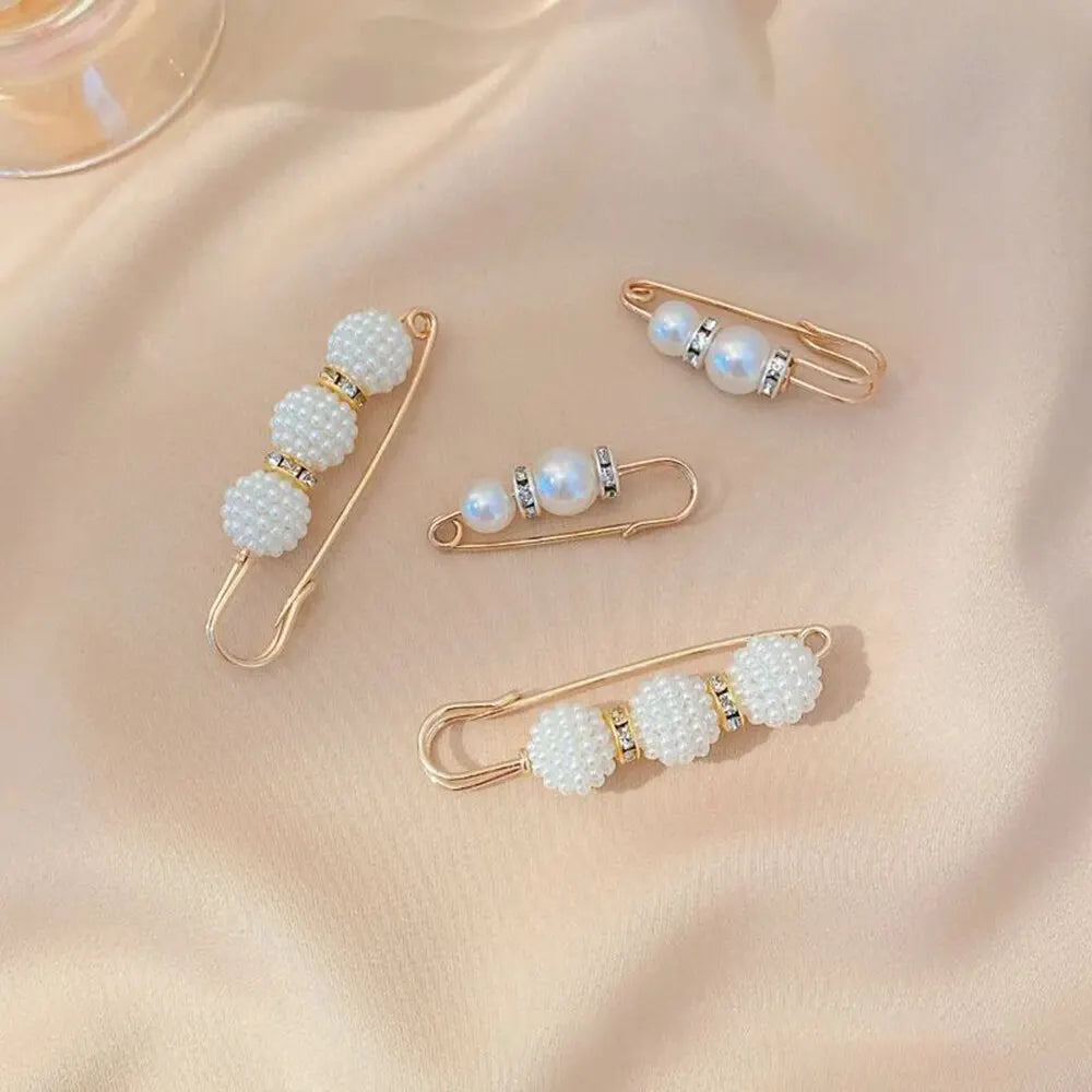 Waist Adjustment Uniform Clothing Extended Buckle Pearl Broocated