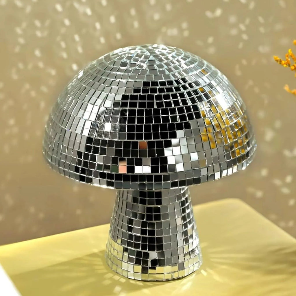 Mushroom Disco Ball Mirror Reflective Home Decoration Crafts