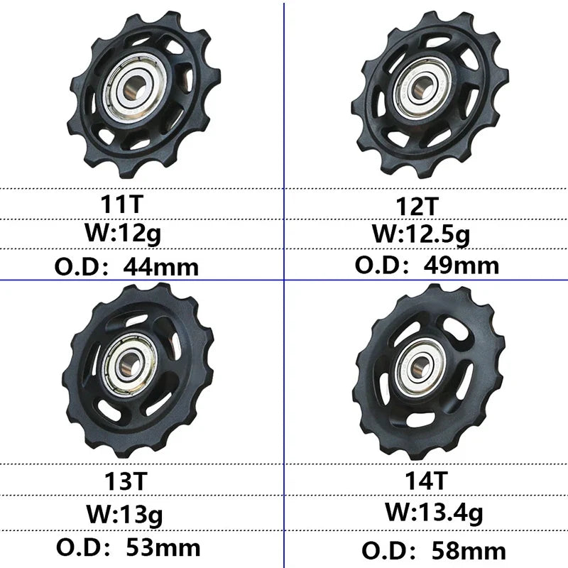 Bike Rear Derailleur Jockey Wheel 11T 12T 13T 14T Pulley