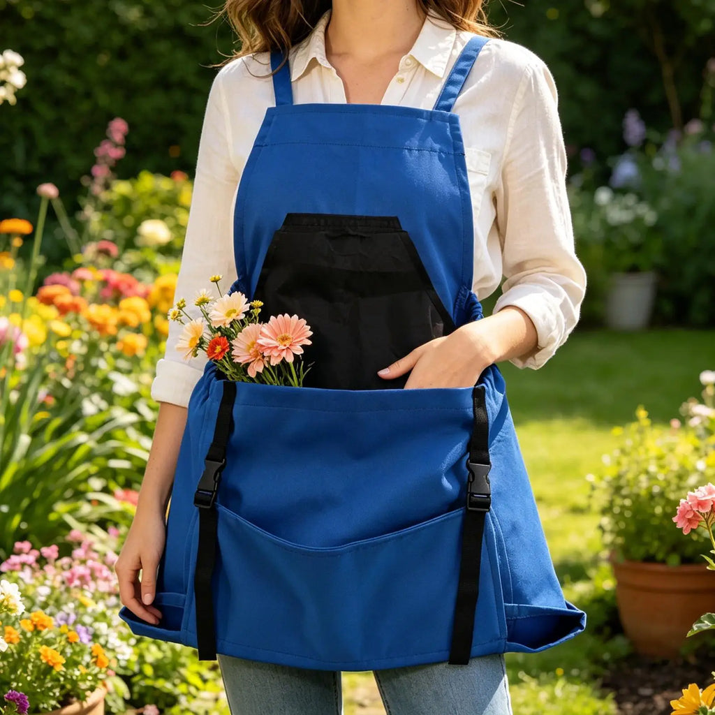 Garden Harvesting Apron with Large Pockets | Oxford Cloth