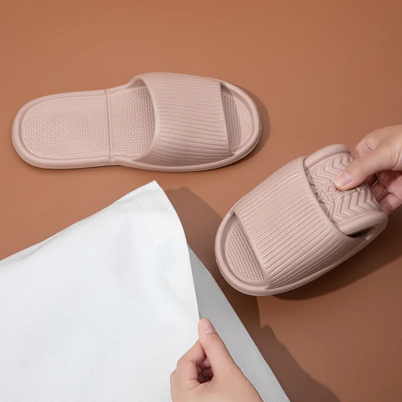Foldable EVA House Slippers | Non-Slip Travel Hotel Slides
