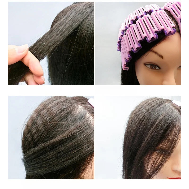 36-Piece Reusable Perm Hair Curl Rods & Wave Clamps Set