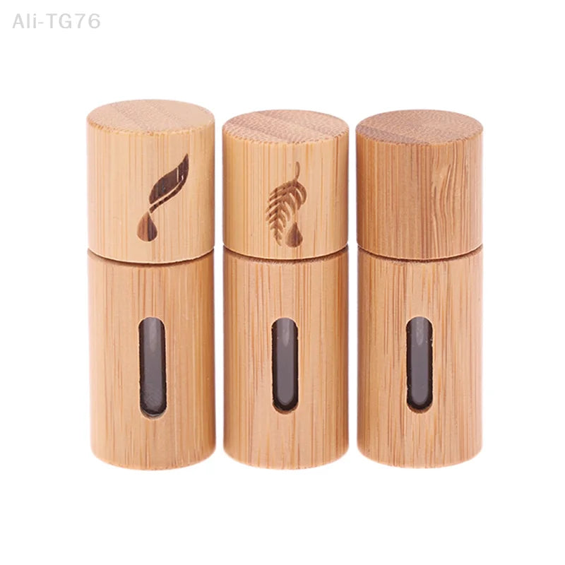 3ml Bamboo Roll-On Bottle | Essential Oil Aromatherapy Roller