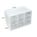 Dustproof Multi-grid Desktop Drawer Organizer Portable Storage Box