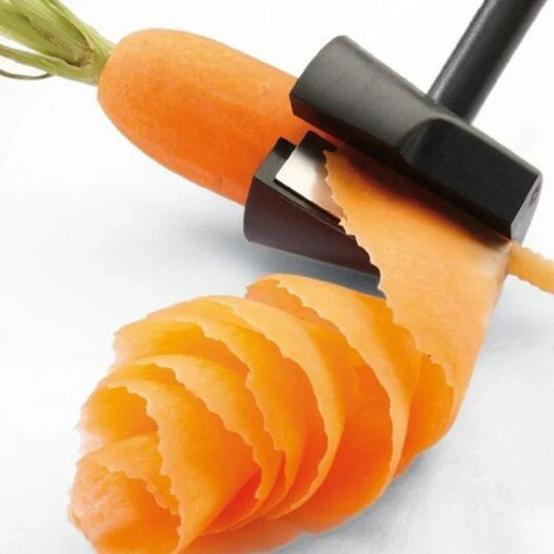 Vegetable Fruit Cutter Household Spiral Funnel Flower Shredder Peeler