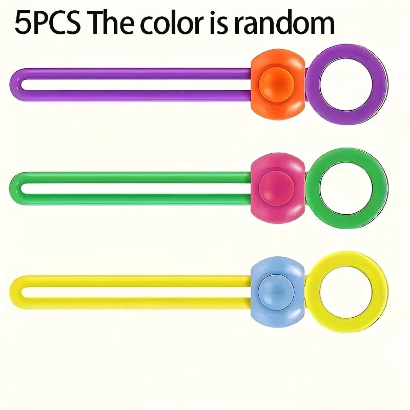 Silicone Food Bag Sealing Clips | Reusable 5-Pack Adjustable