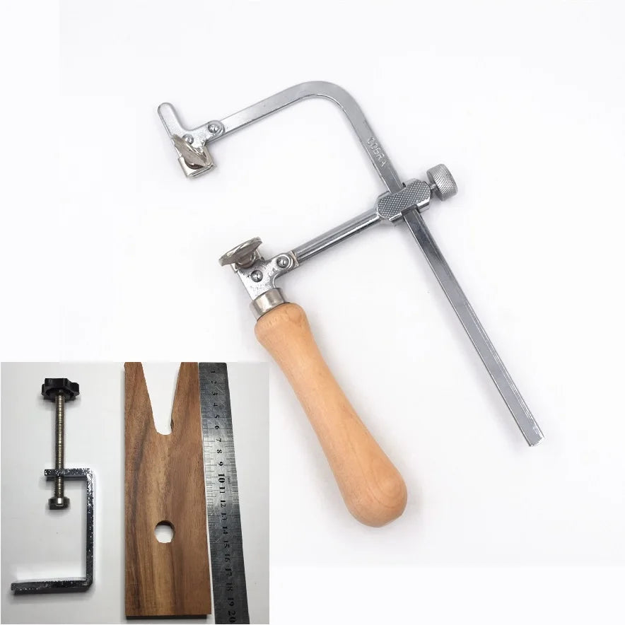 Jeweler's Adjustable Saw Frame Kit | 12 Blades & Work Platform