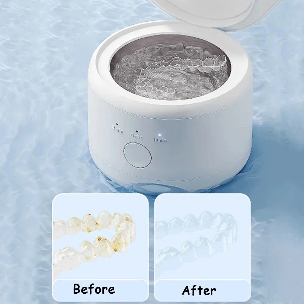 50kHz Ultrasonic Cleaner for Jewelry, Glasses & Dental Braces