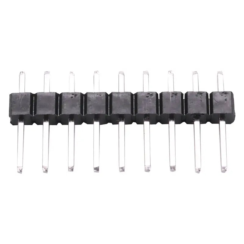 200pcs Male Pin Header Connectors 2.54mm 40-Pin Single Row PCB