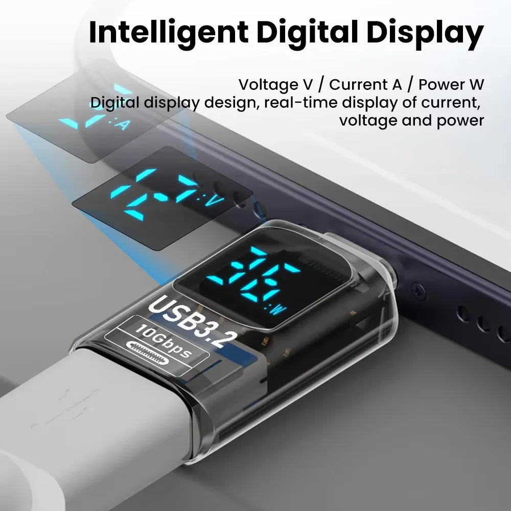 USB 3.2 to USB-C Adapter 10Gbps | Digital Display Fast Charging