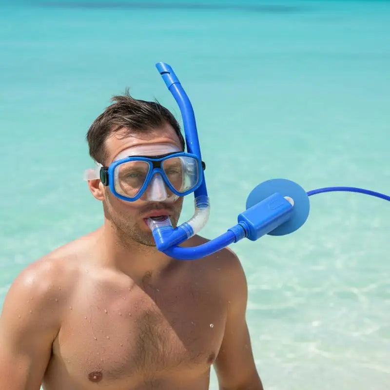Foldable Silicone Dry Snorkel Tube for Diving & Swimming
