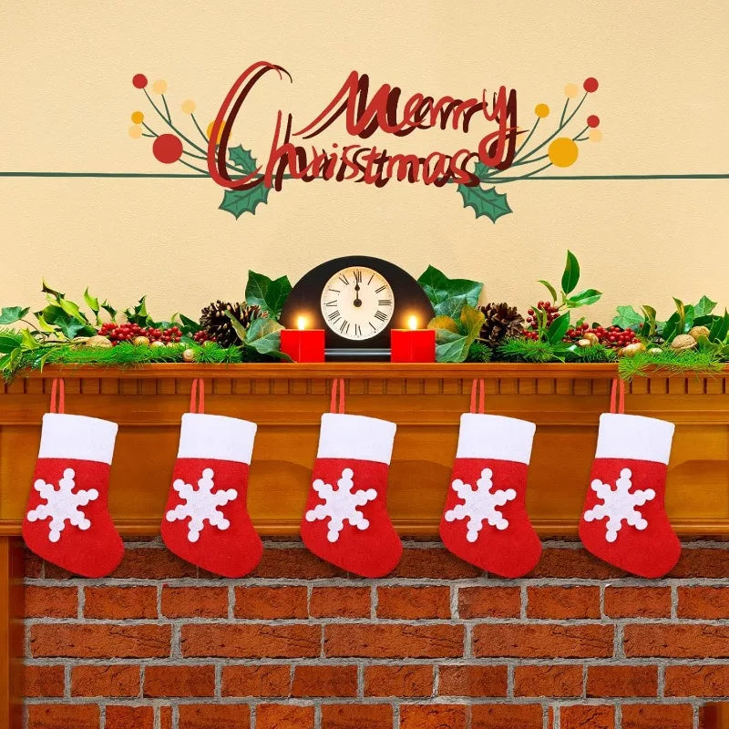 Christmas Stocking Tableware Holders 12–60pcs | Xmas Decor