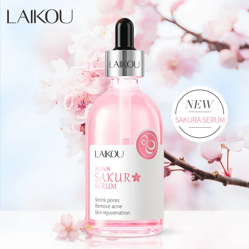 LAIKOU Sakura Facial Serum Vitamin C Essence Moisturizing Firming