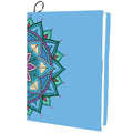 Floral Elastic Book Cover – Polyester Notebook Wrap 400x250mm