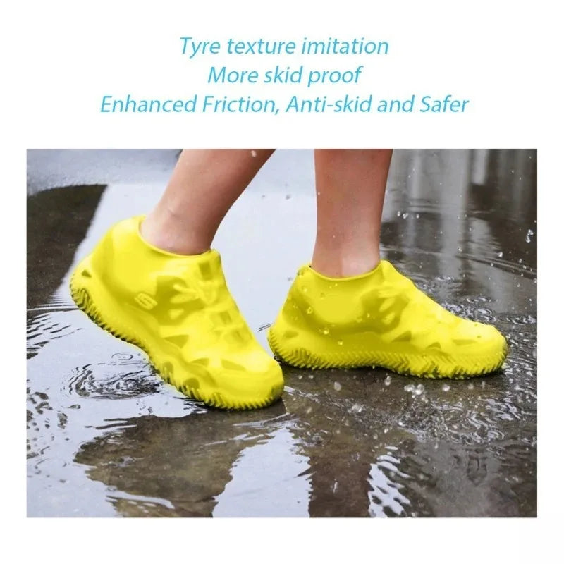 Waterproof Silicone Rain Boot Covers | Non-Slip & Reusable