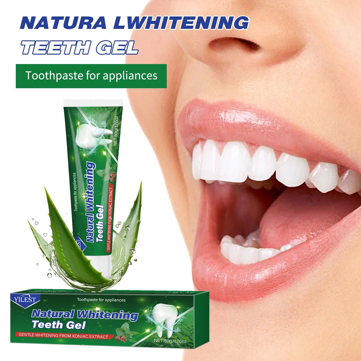Natural Whitening Toothpaste – Remove Plaque & Stains