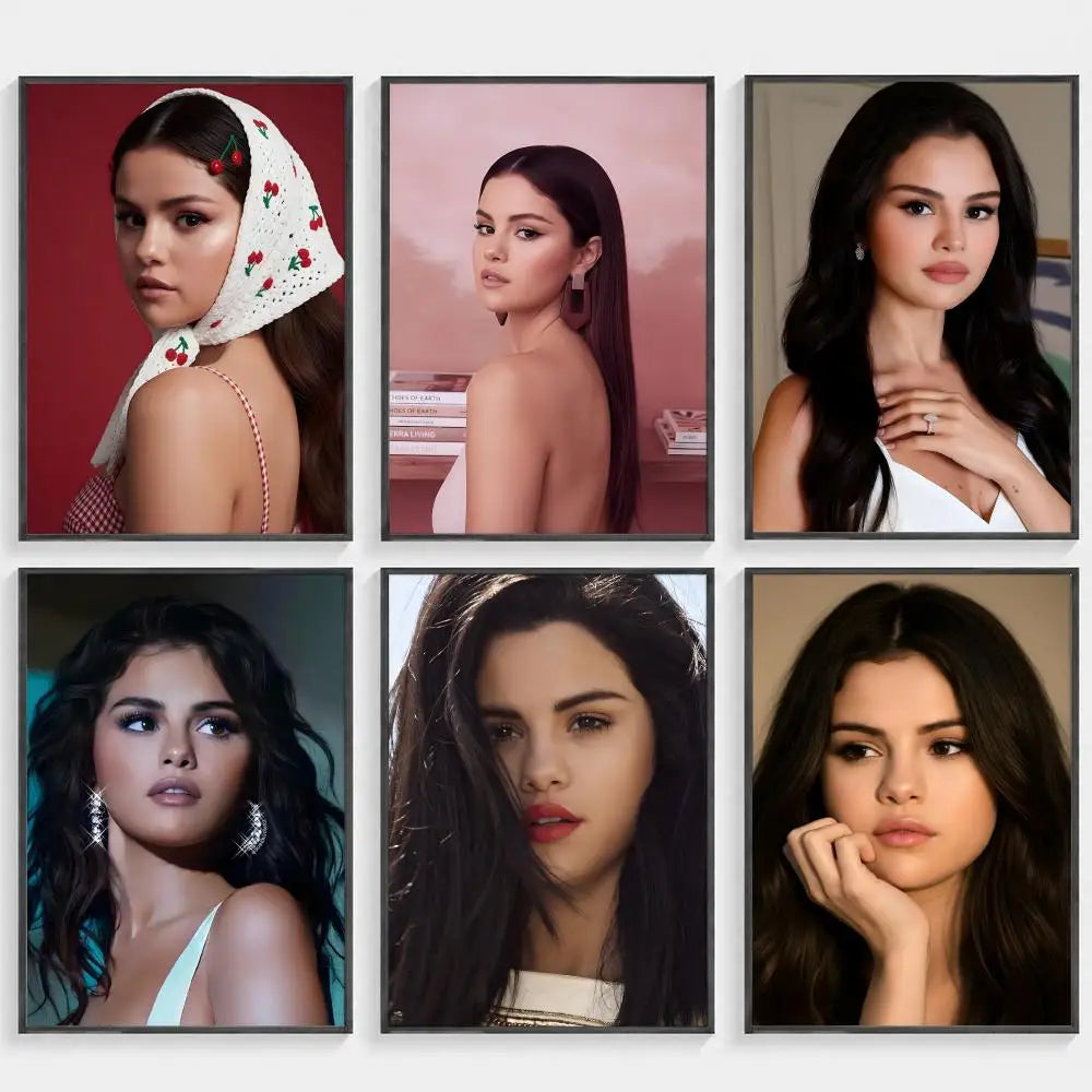 Selena Gomez HD Wall Poster – Modern Music Art Home Decor
