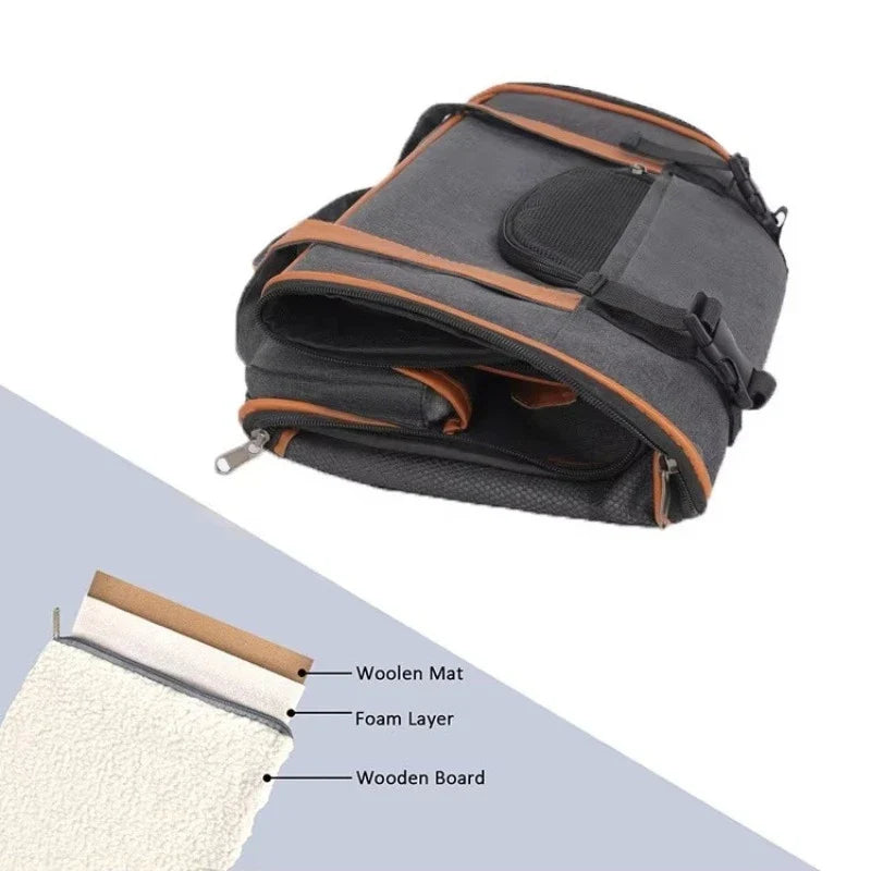 Anti-Collapse Pet Carrier Travel Bag | Dogs Cats Small Pets