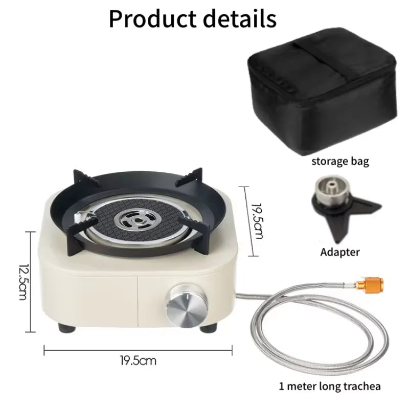 Portable Infrared Camping Gas Stove – Windproof & Energy-Saving