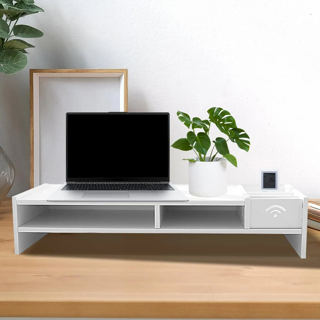 3-Tier Monitor Riser & Desk Organizer Shelf | Home Office
