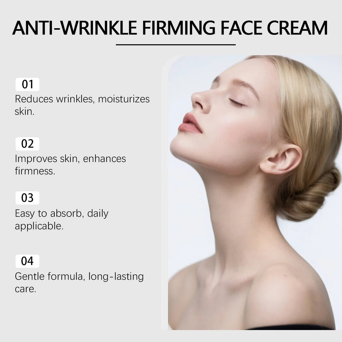 Hyaluronic Acid Face Cream – Deep Hydration & Firming 30g