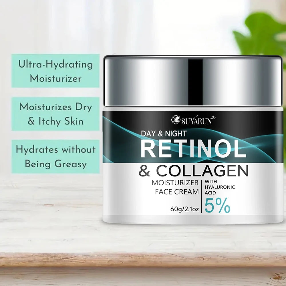 SUYARUN Retinol & Collagen Face Cream – Firming Moisturizer