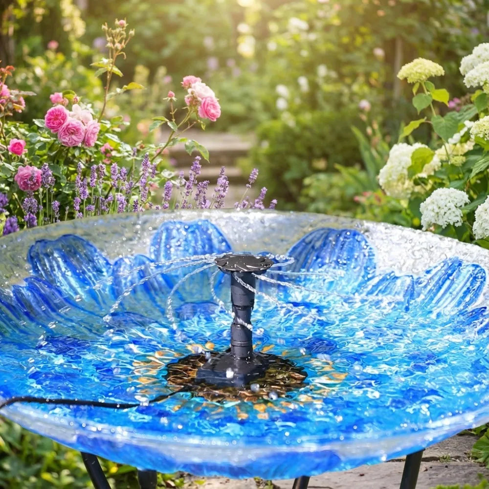 Solar Fountain Pump 3.5W – 16 Nozzles for Garden & Bird Bath