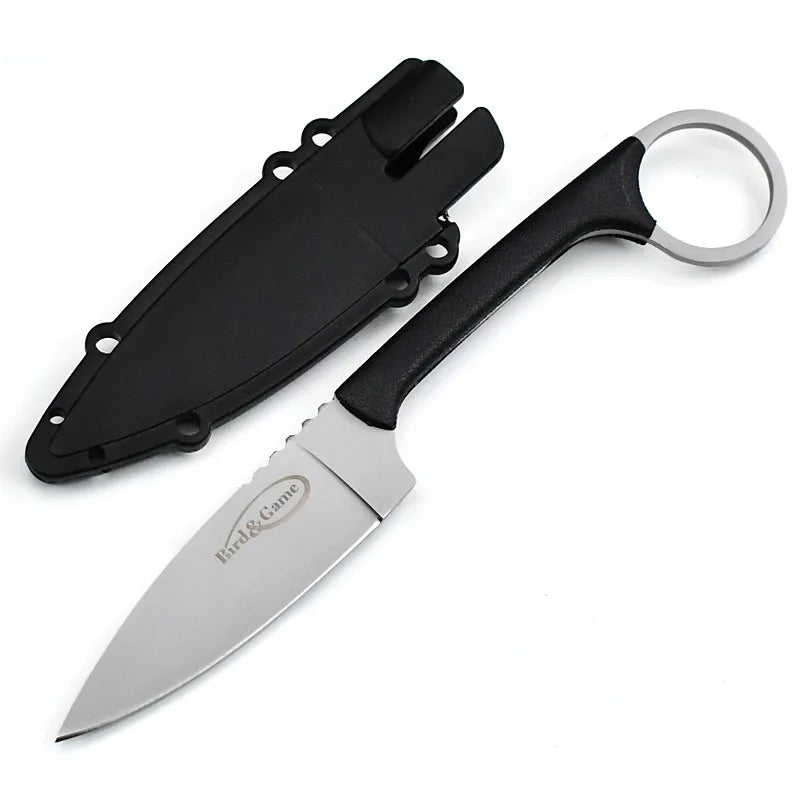 Portable Stainless Steel Fruit Knife with Sheath | Sharp Paring