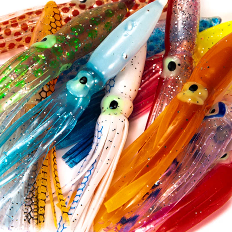 Soft Lure Squid Artificial Bait Lures Octopus Tuna Sailfish Baits