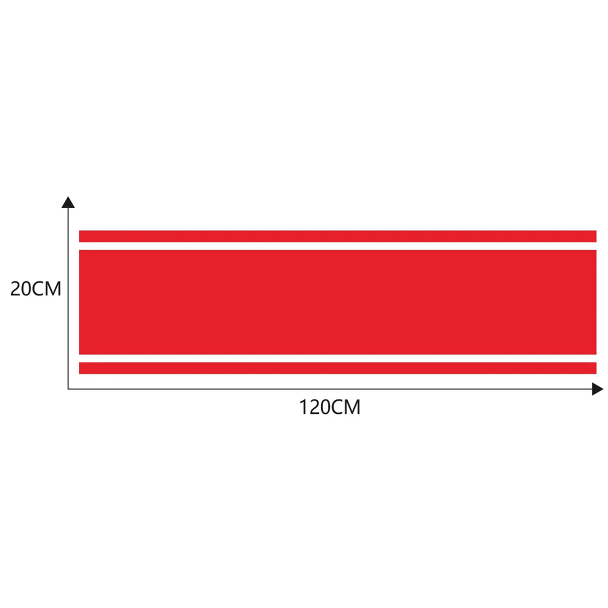 Car Hood Racing Stripe Vinyl Decal Sticker – Universal Fit