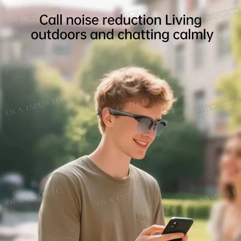 Camera Control Smart Glasses 2026 Music Sunglasses Headphones