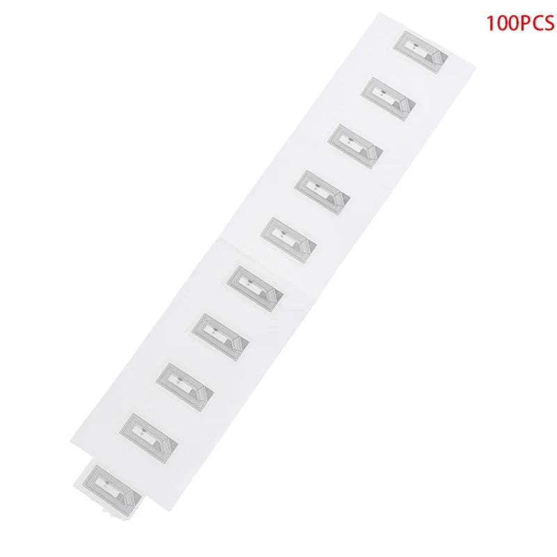 NFC NTAG213 Sticker Tags 13.56MHz RFID Wet Inlay 10/100 Pack