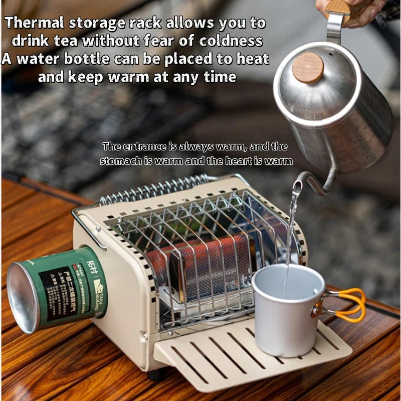 Portable Butane Camping Heater & Stove | 1200W Multifunctional