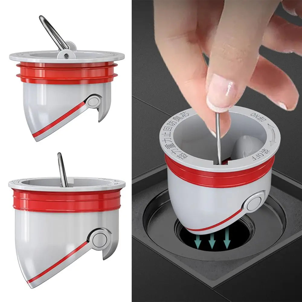 Bathroom Accessories Insect Prevention Shower Drainer One Way Valve