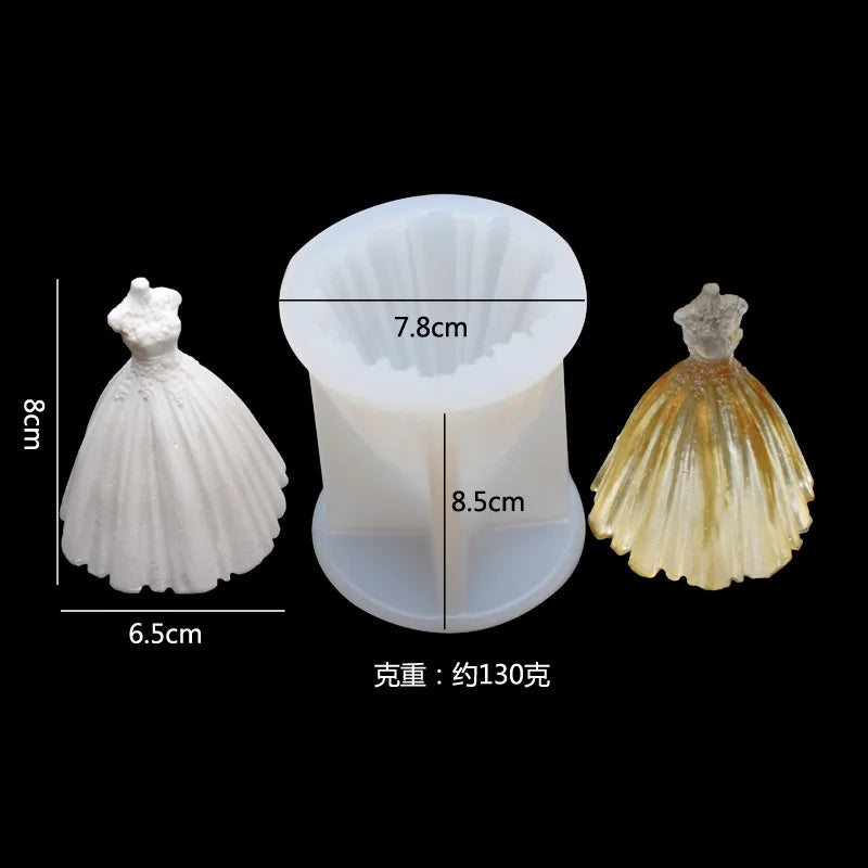 Human Figure Silicone Mold – DIY Candle, Cake & Wax Craft