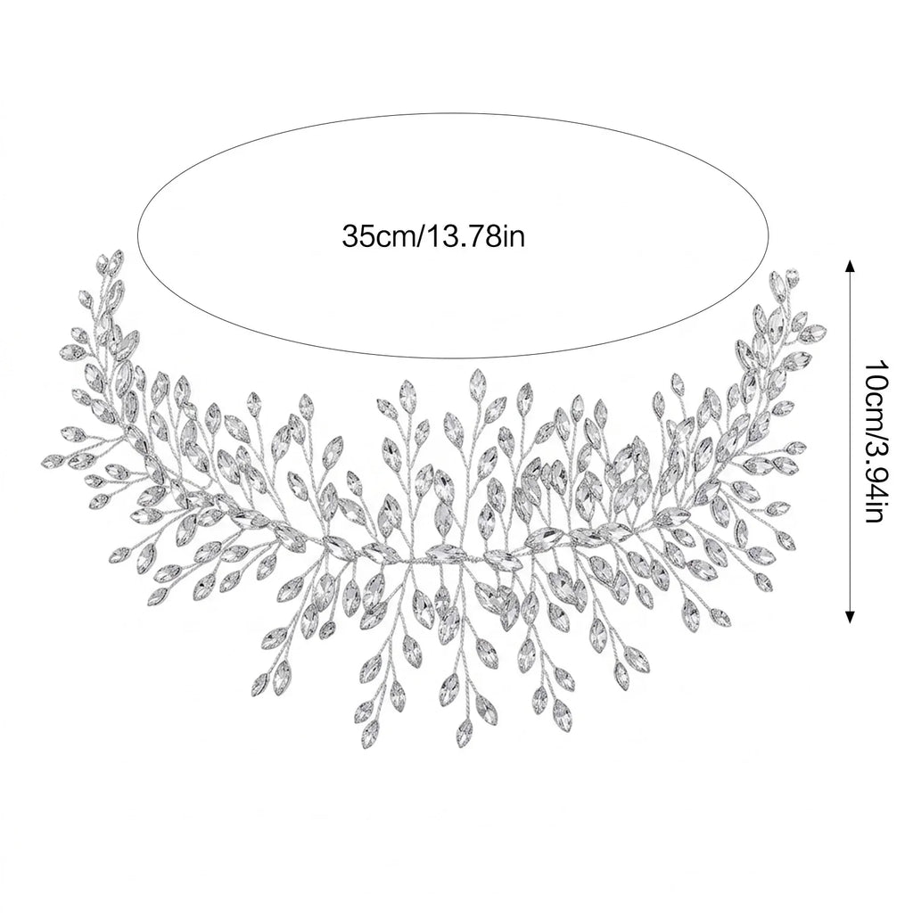 Crystal Rhinestone Hairband | Wedding & Stage Headpiece