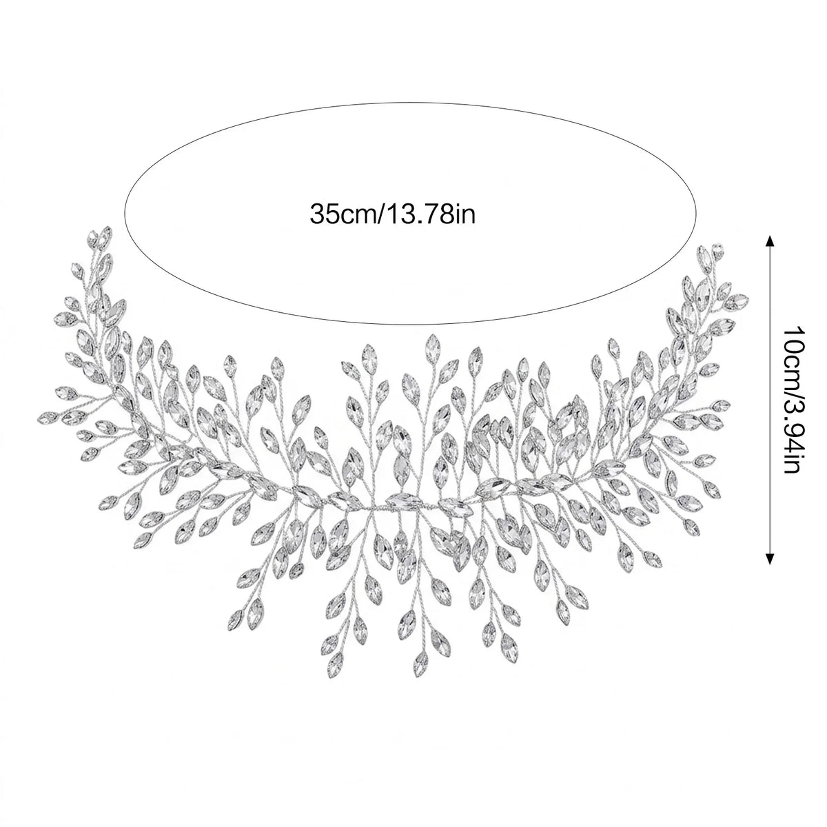 Crystal Rhinestone Hairband | Wedding & Stage Headpiece