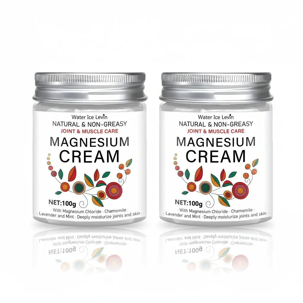 Magnesium Body Cream with Chamomile & Lavender | Moisturizing
