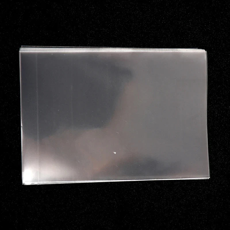100 PCS Transparent Card Sleeves 9×6cm | PVC Card Protectors