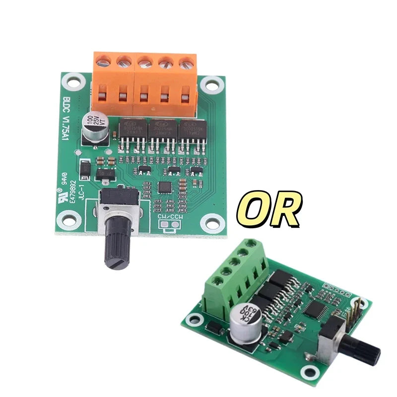 DC Brushless Motor Control Board 6V 12V 24V Speed Governor DIY