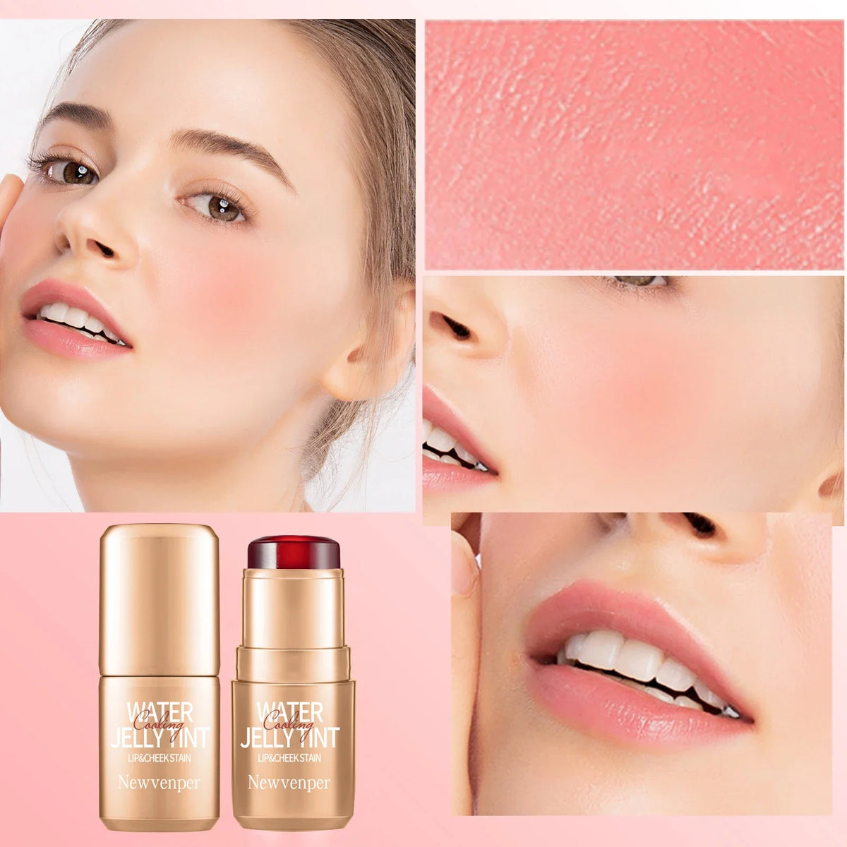 Durable Waterproof Jelly Tint Blush Stick for Face and Lip