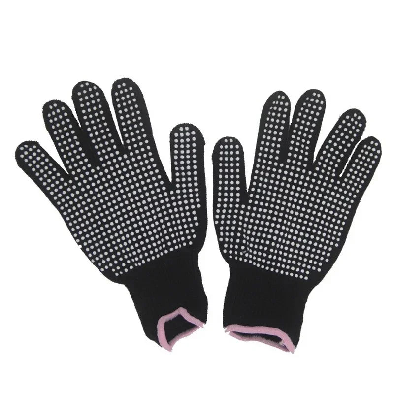 6-Pack Heat Resistant Gloves for Hair Styling – Curling & Flat Iron