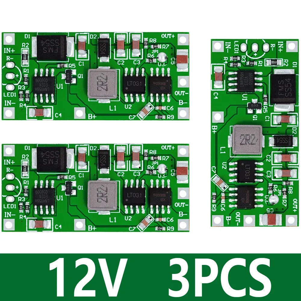 5V 2A UPS Power Supply Module – 12V 15W Lithium Battery Backup