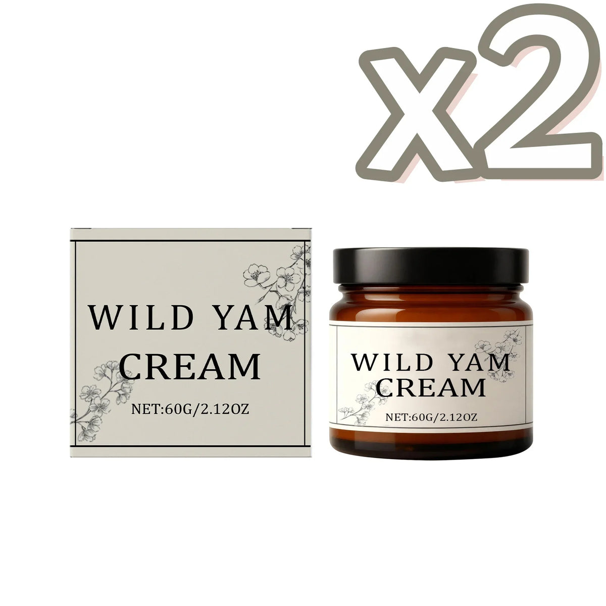 Wild Yam Cream for Women – Natural Body Balance Cream 60g